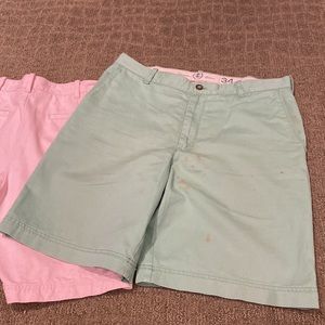 Two pairs of mens IZOD shorts